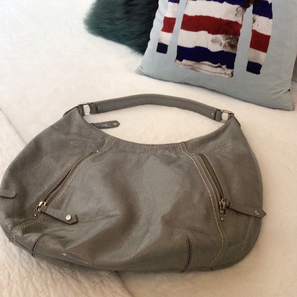 Cole Haan pale grey hobo bag - Picture 4 of 8